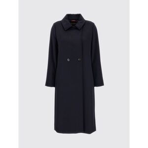 Max Mara Studio Coat Woman Blue
